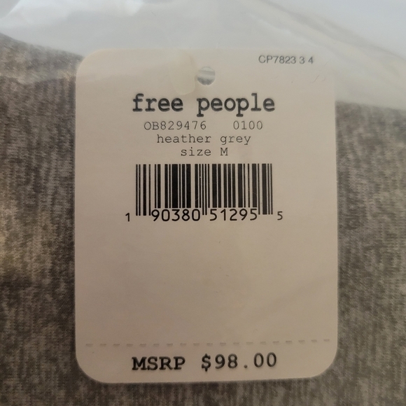 Free People You're a Peach Leggings in Heather Grey-M/L - Picture 8 of 8